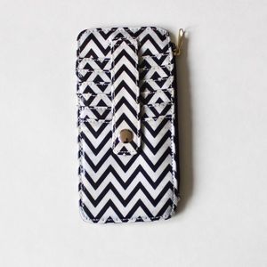 Nylon Chevron Wallet